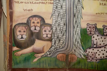Bet Amanuel Church, Lalibela, Ethiopia, Africa